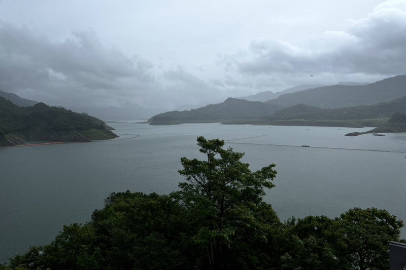 曾文水庫上游續下雨 蓄水率重回20%