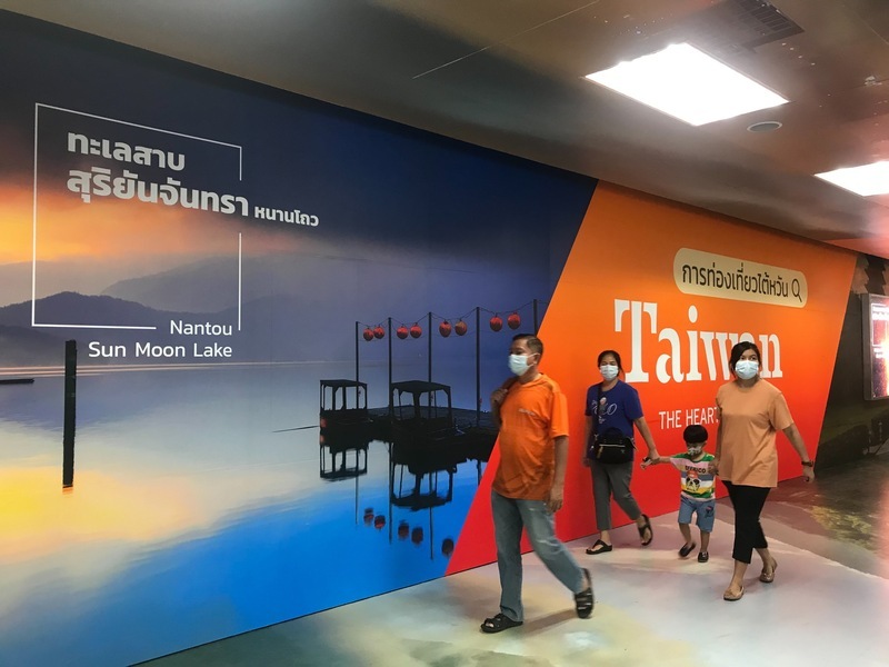 刺激旅遊市場&nbsp;台灣美景現身曼谷大眾運輸系統