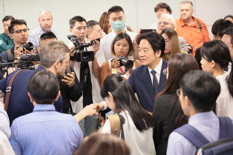 WSJ：賴清德示警中國擬破壞台灣民主制度