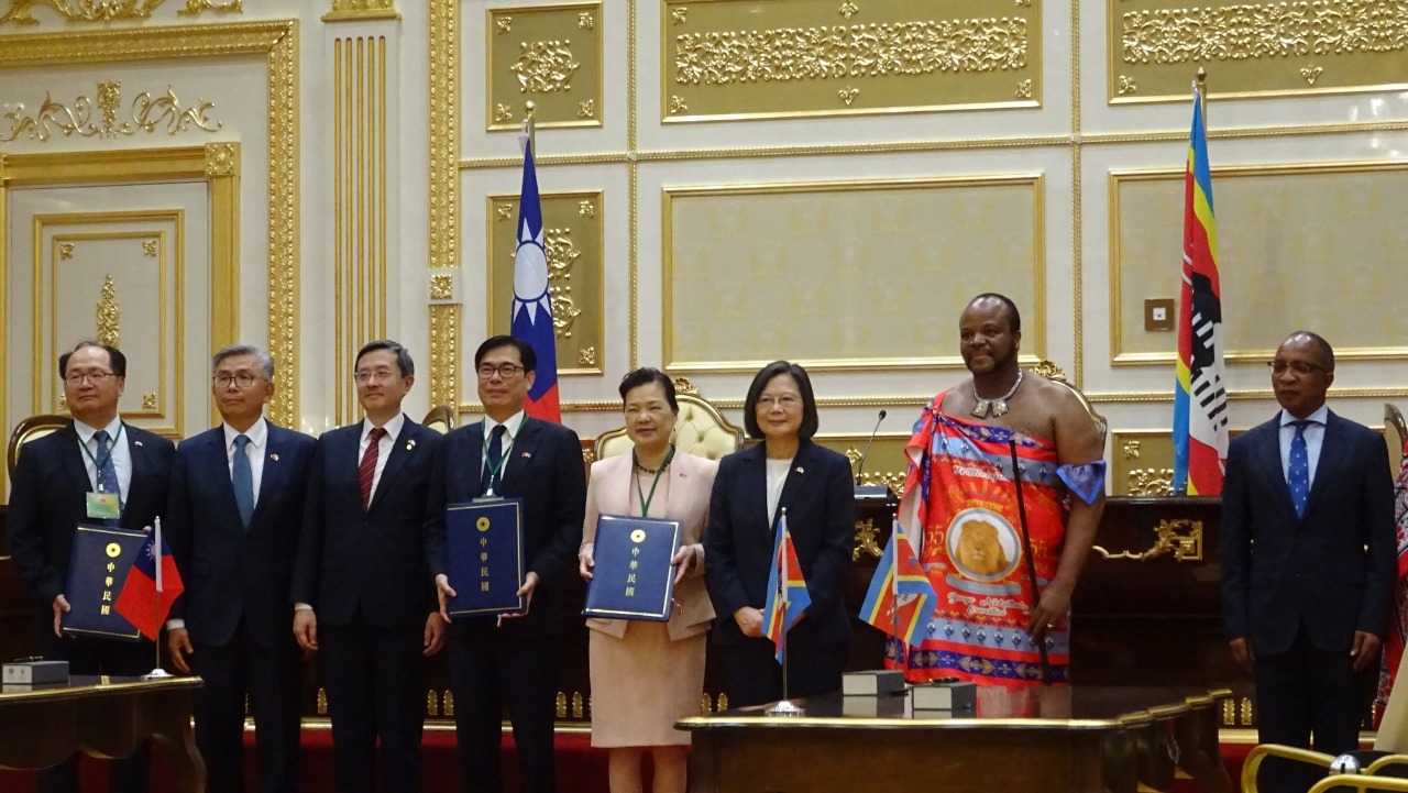 蔡總統抵史瓦帝尼 台灣將在該國建戰略儲油槽