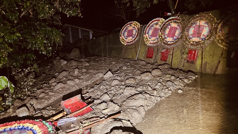 嘉義2人疑因暴雨滅頂  土石流掩埋喪家往生者
