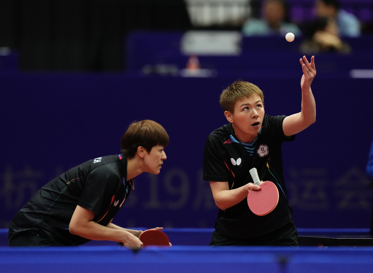 杭州亞運／陳思羽黃怡樺8強止步 台灣女子桌球奪牌落空
