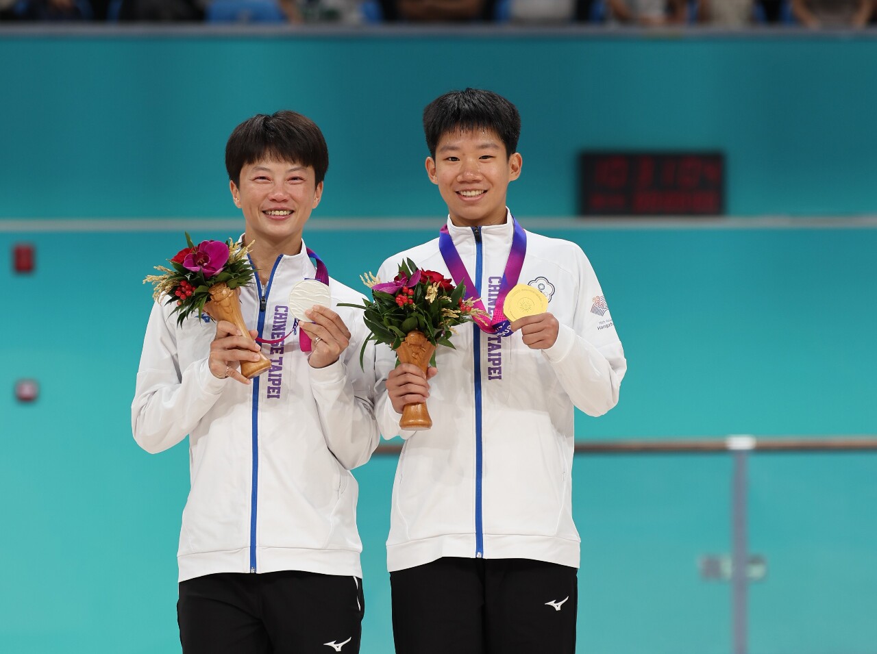 杭州亞運／施沛妤、楊合貞滑輪溜冰金包銀 台灣第6金落袋
