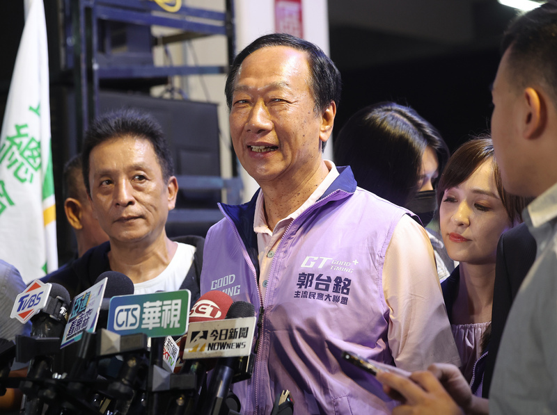 郭台銘：在野整合  應看經濟治國能力