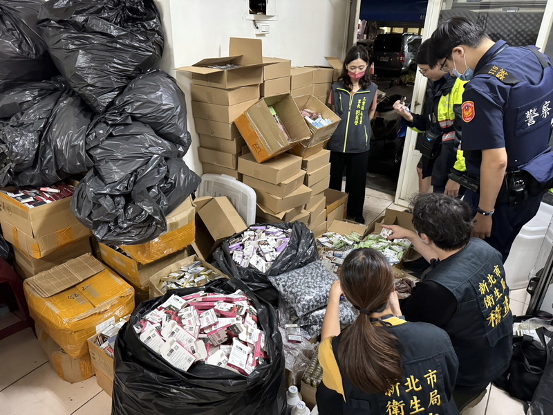 新北查獲首宗電子煙製造廠 國健署：最高可罰5千萬