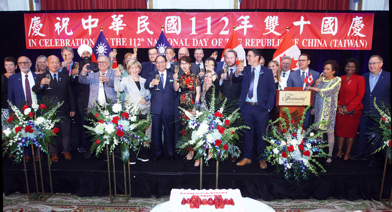 加拿大駐處慶雙十&nbsp;加國議員：續推加台關係架構法
