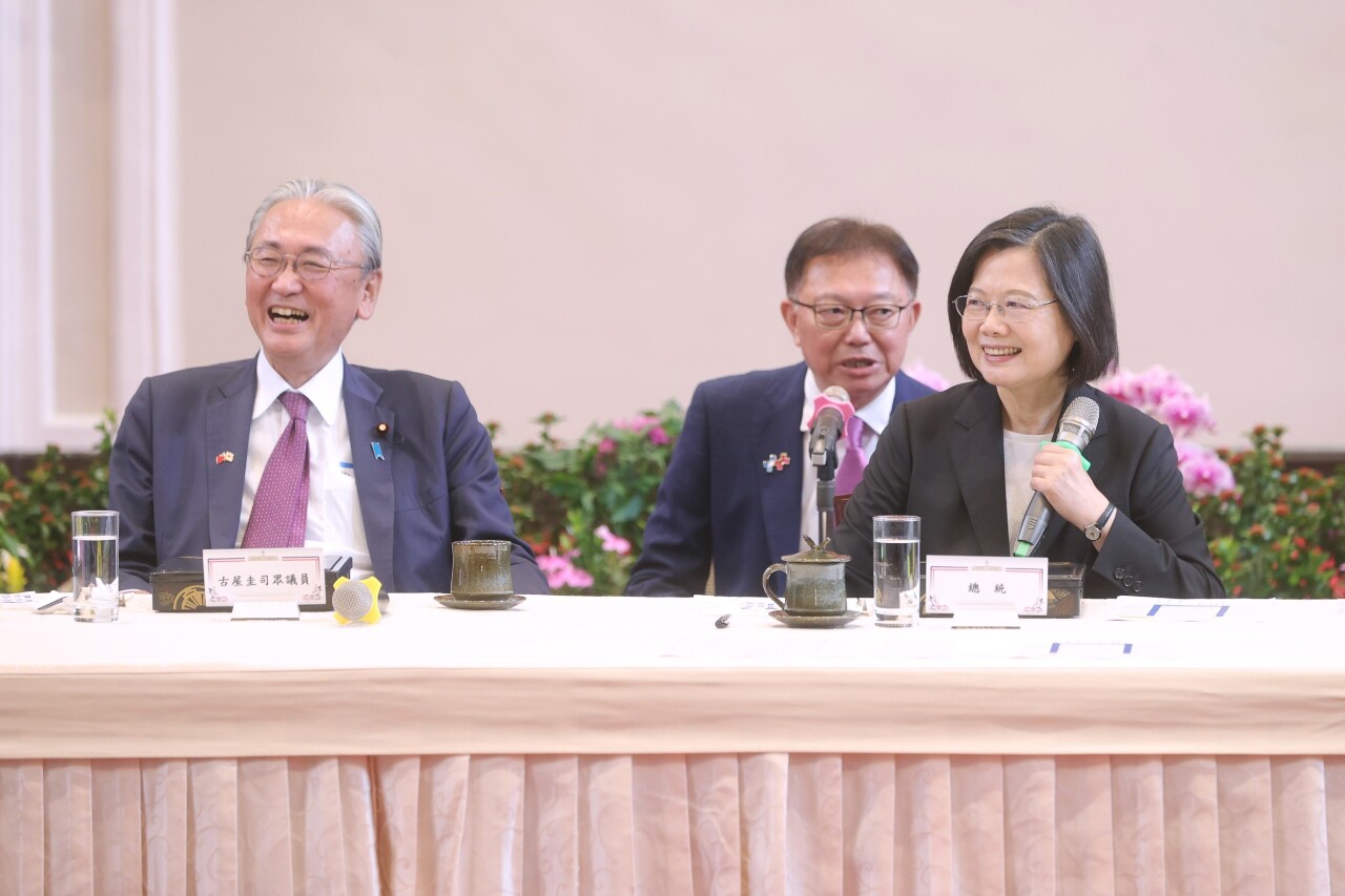 總統宴請日華懇 古屋圭司：日本應助各國知台海情勢