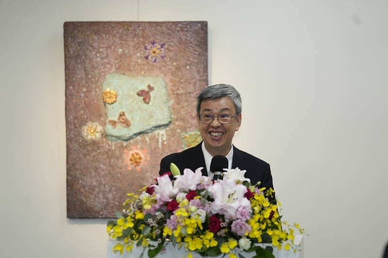 輔大辦五餅二魚藝展 陳建仁：彰顯台梵共同價值