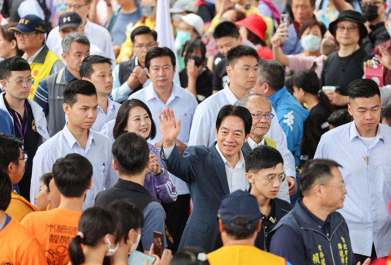 出席關渡宮媽祖季 賴清德：若有機會當選會努力守護文化傳承