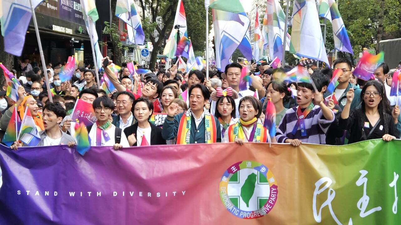 率民進黨參與同志遊行 賴清德：婚姻平權只是起點