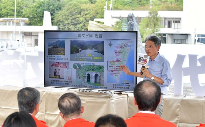 曾文南化聯通管工程進度超前 陳建仁：明年6月完工