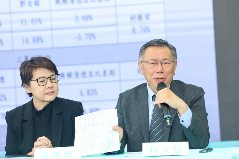 秀3份民調皆贏賴 柯文哲：誰勝率高看不出來？