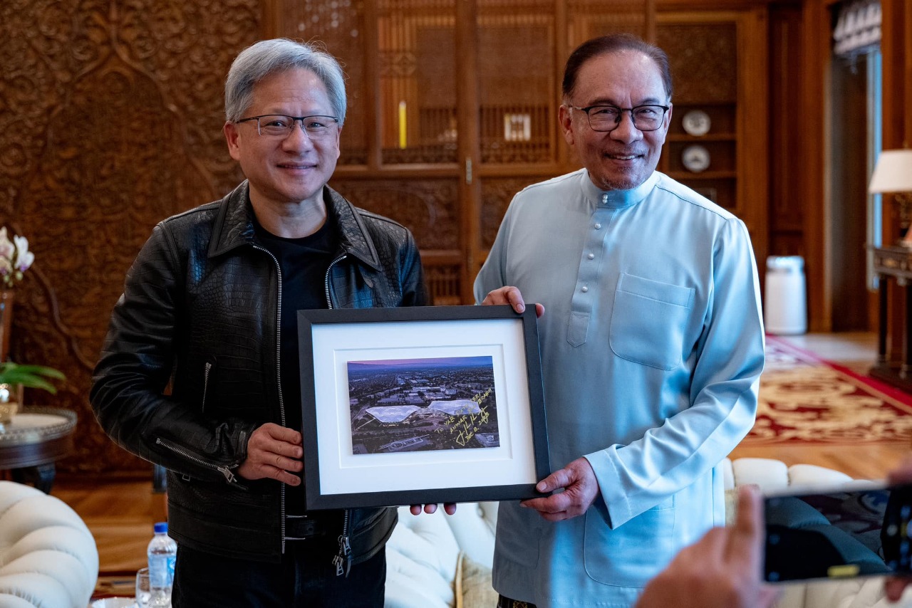 AI教父遇見AI首相&nbsp;安華：輝達將在大馬設數據中心