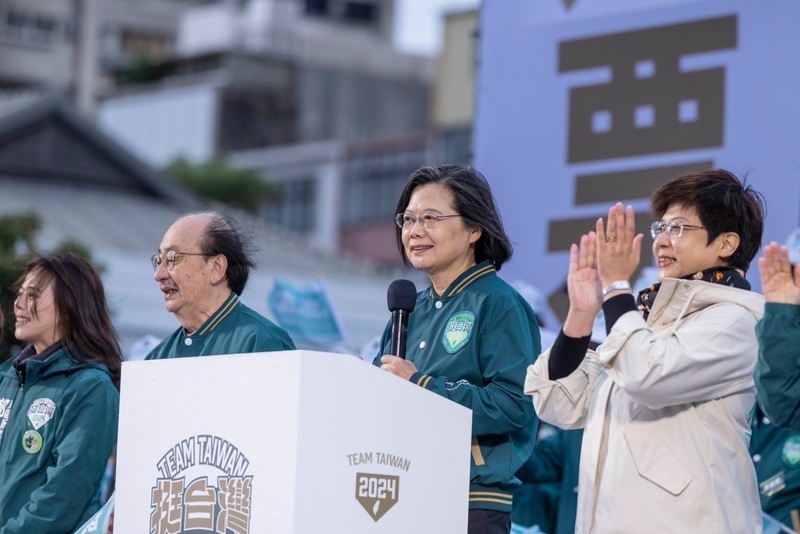 蔡總統籲支持賴蕭配 &nbsp;讓台灣續走對的路