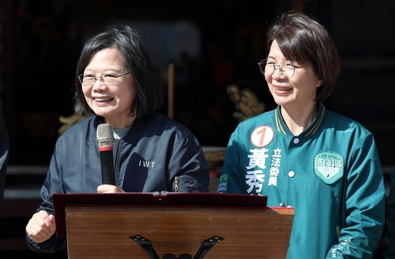 蔡總統彰化參香 &nbsp;讚賴蕭配是最佳正副總統組合