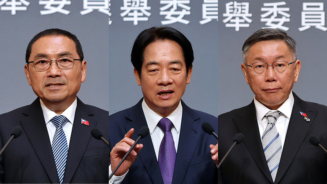 第三輪總統政見發表會登場 發言順序：柯、侯、賴