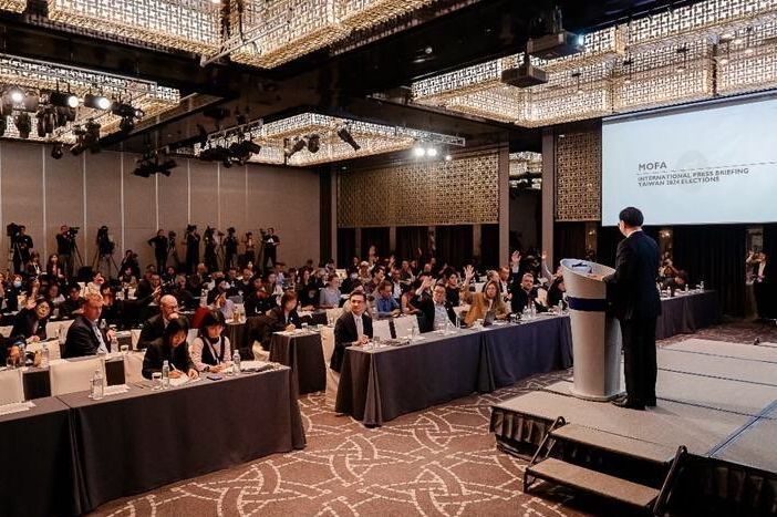 國際媒體選前說明會 外長：台灣是中國介選試煉場