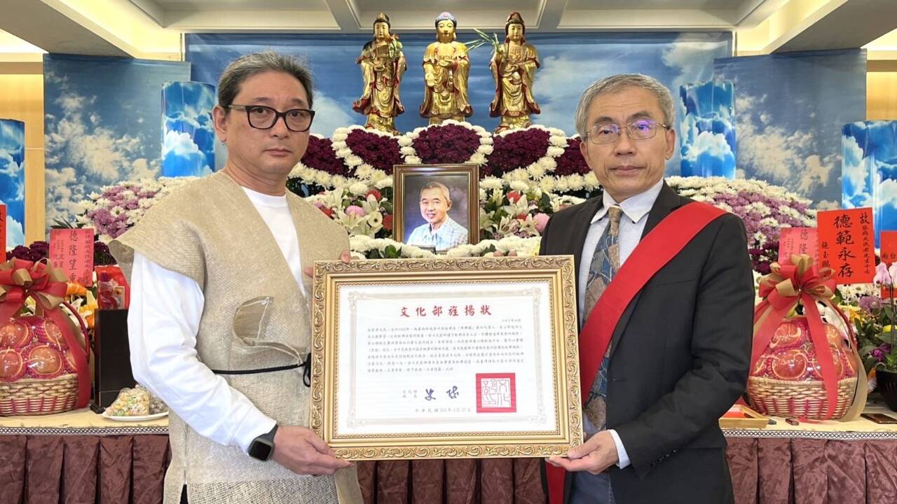 「粧佛」保存者蔡天民藝師辭世 文化部頒贈旌揚狀
