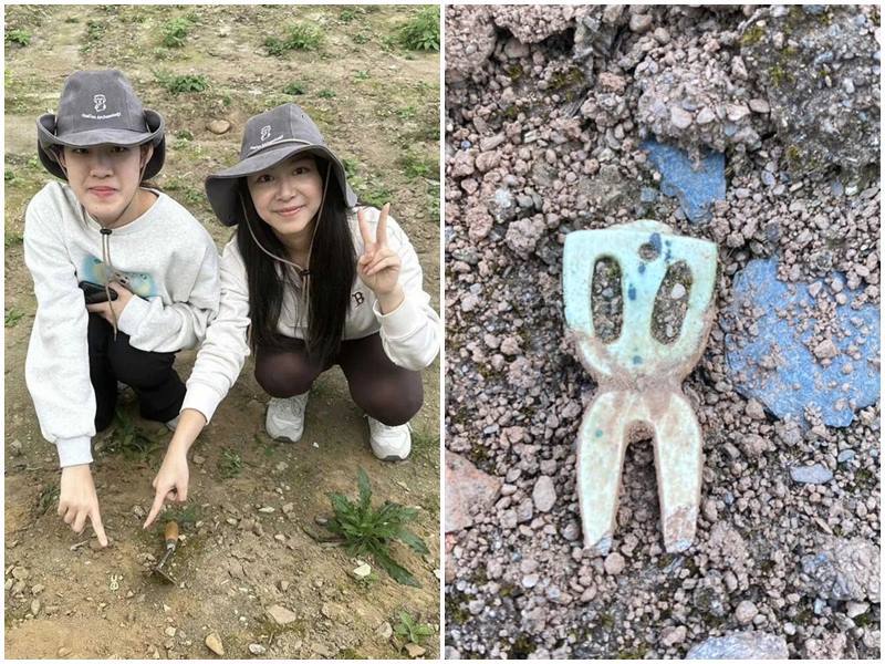 女大生花蓮考古實習 眼尖發現國寶級人獸形玉玦