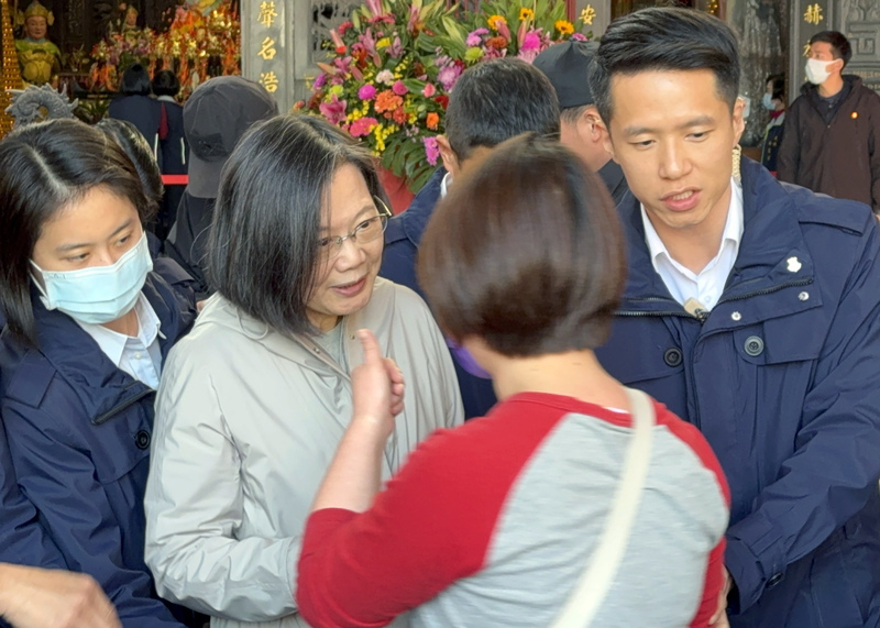 總統嘉義參香祈福 祝願風調雨順國泰民安