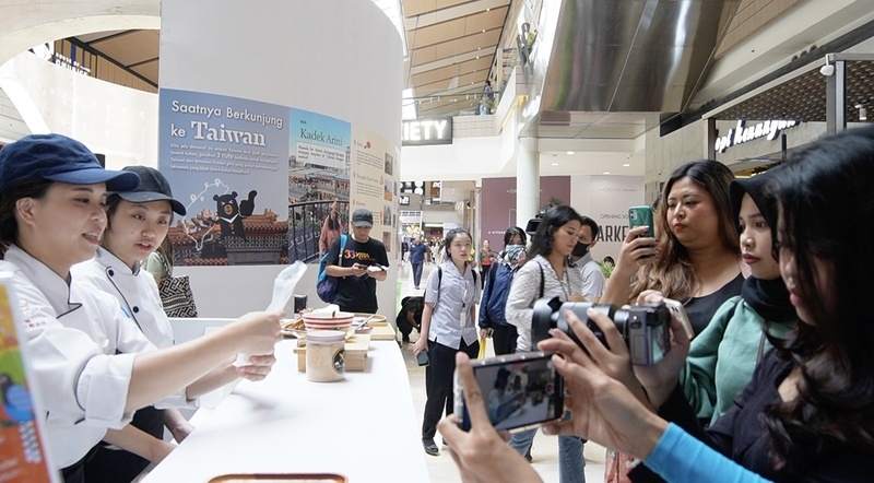 台灣觀光展銷會雅加達登場&nbsp;花生捲冰淇淋吸客