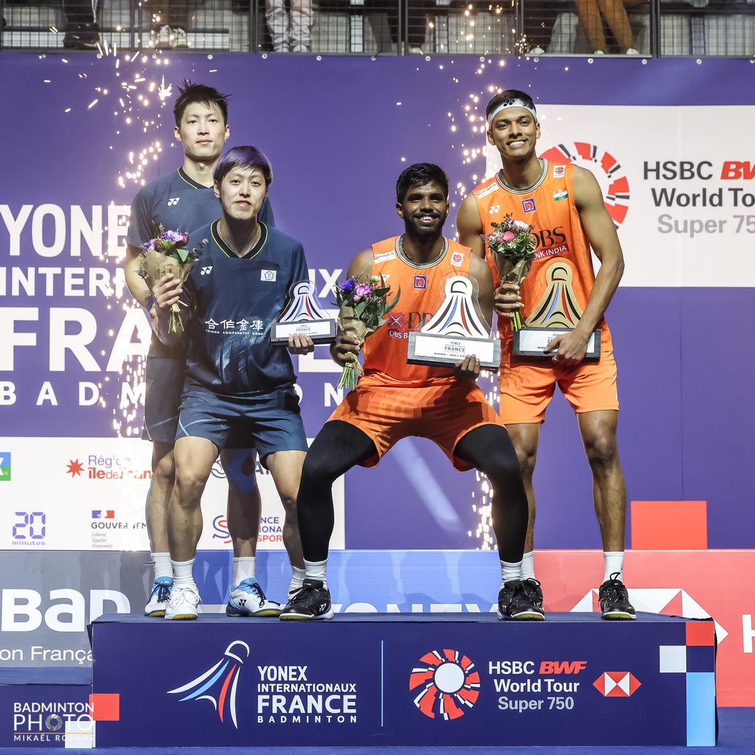 李哲輝、楊博軒不敵世界第1 法國羽球公開賽鍍銀