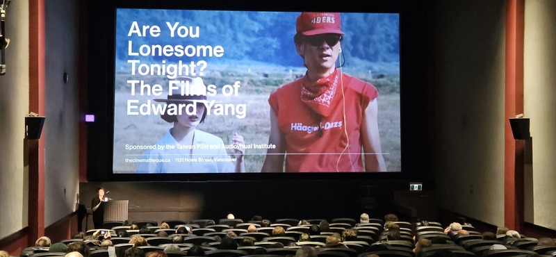 溫哥華舉辦楊德昌電影回顧展 7部作品放映一個月