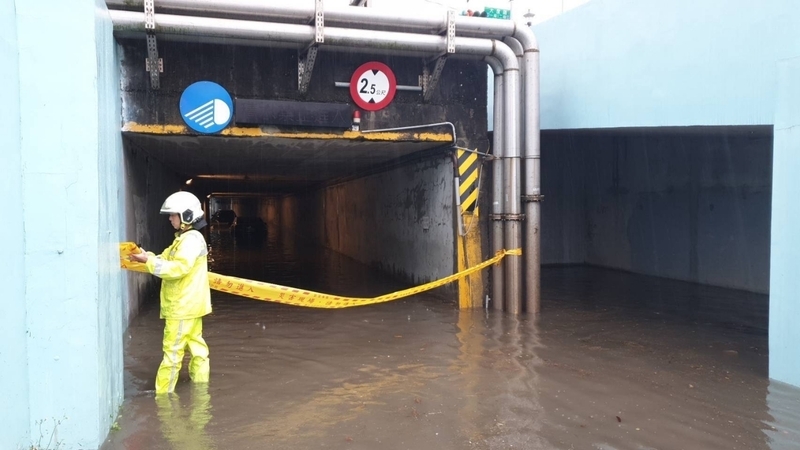 北市16件積淹水 貓纜暫停營運待修