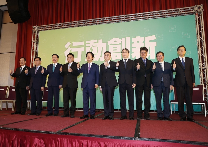 新國安團隊出爐 賴清德：具跨域專業及經驗、有默契能合作