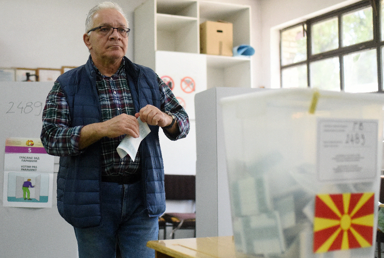 北馬其頓總統選舉 親歐現任總統落後將進行決選
