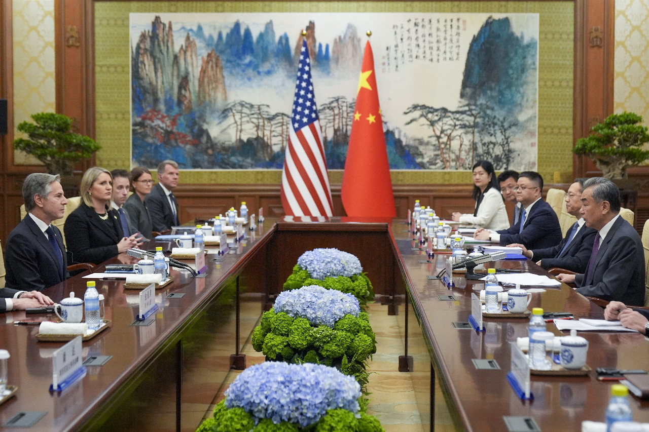 布林肯訪中 學者：中美核心議題沒有取得突破