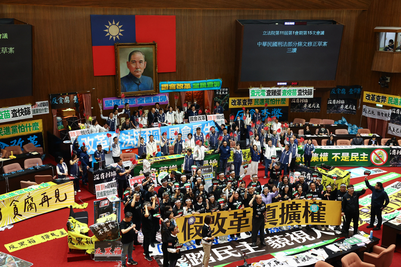 金融時報：立院職權修法 為中國對台滲透創造可乘之機