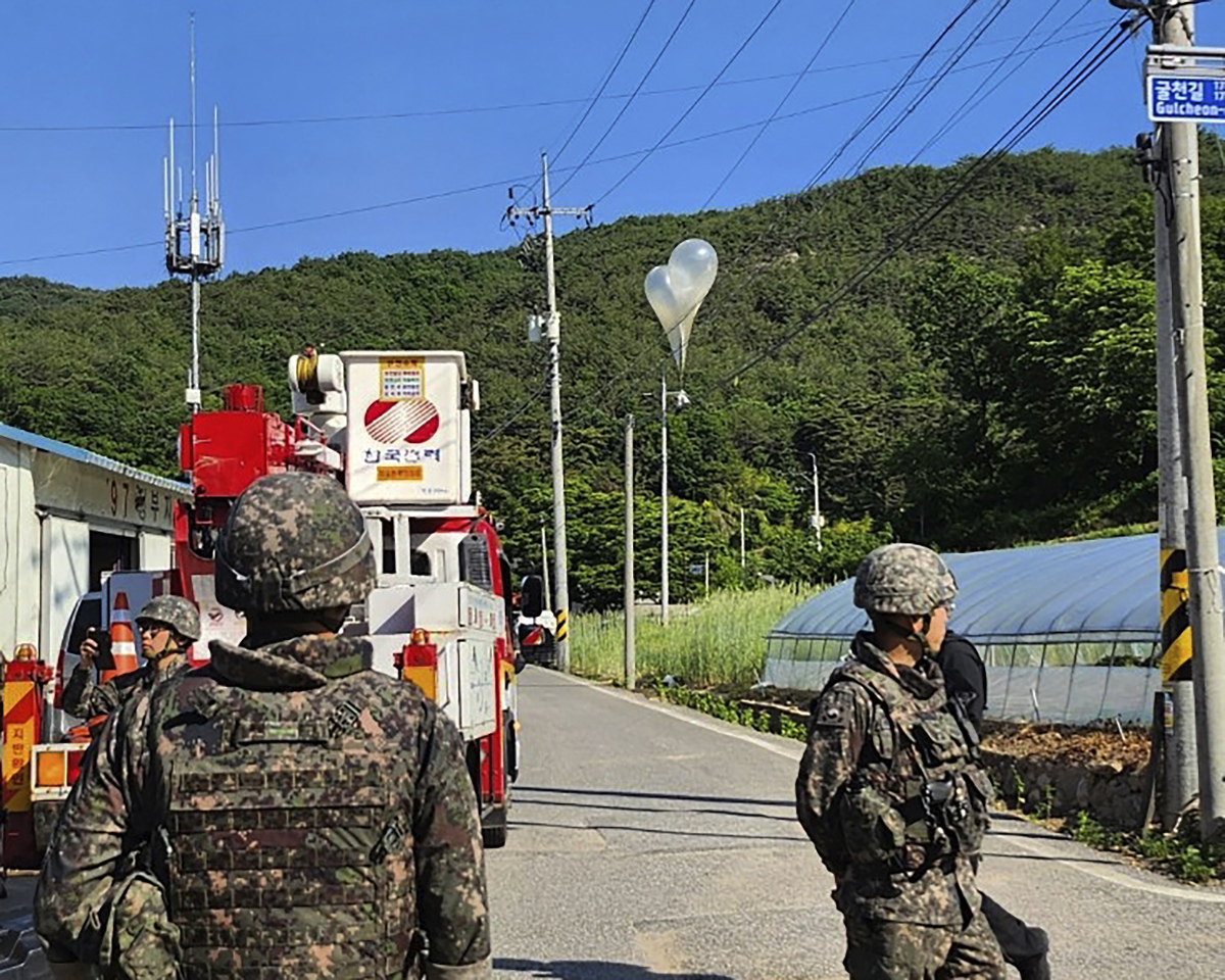 北韓垃圾氣球與干擾GPS 為南韓空域帶來飛航風險