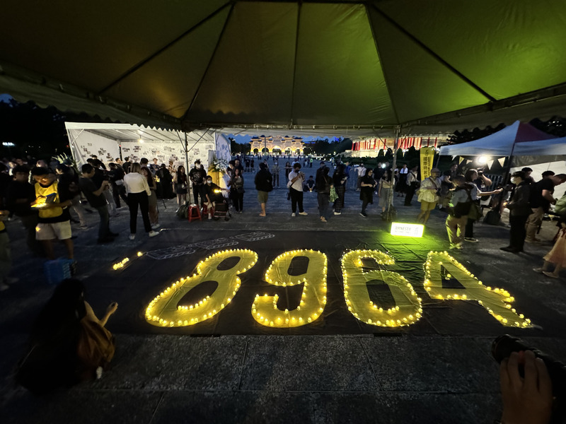 六四35年／台灣逾6000人參與晚會  創10年新高