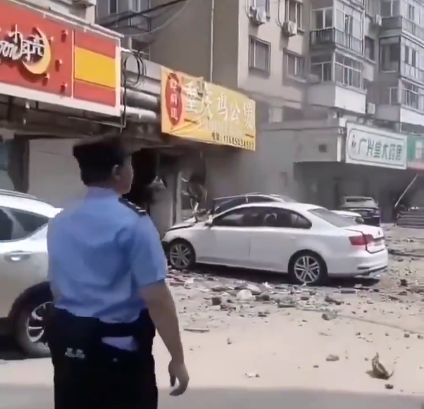 哈爾濱半月來二度瓦斯爆炸 汽車變形死傷不明