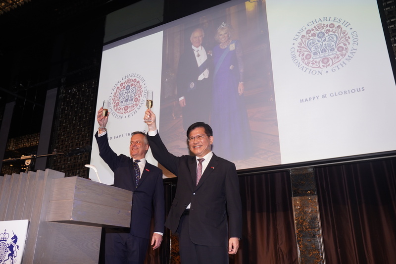 英王官方生日酒會&nbsp; 英駐台代表：續創台英關係進展
