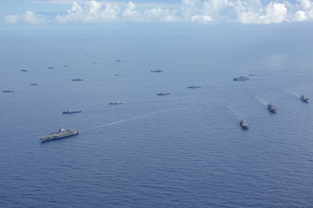 環太軍演27日登場 將實彈擊沉大型艦艇模擬中國兩棲攻擊艦攻台