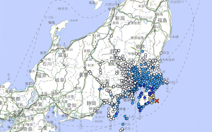 日本千葉縣近海5.4地震 微博熱搜第2名