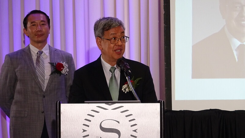 陳建仁訪紐約 為年輕人赴聯合國機構實習籌款