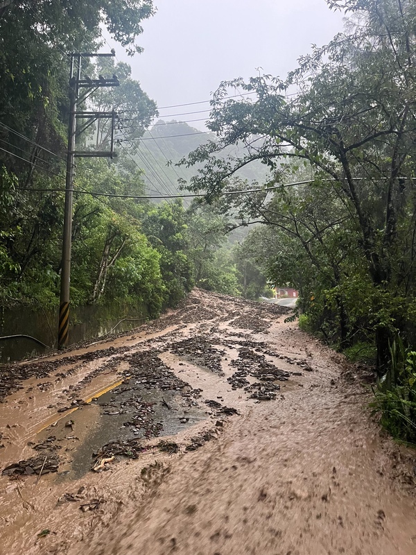 颱風環流及西南風持續影響  山區慎防降雨致災