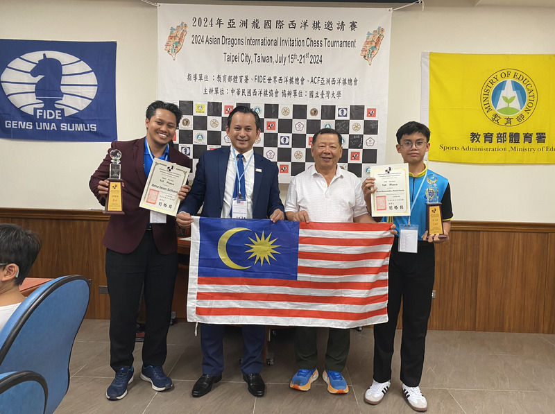 大馬官員超愛西洋棋 盼推動台馬棋藝交流