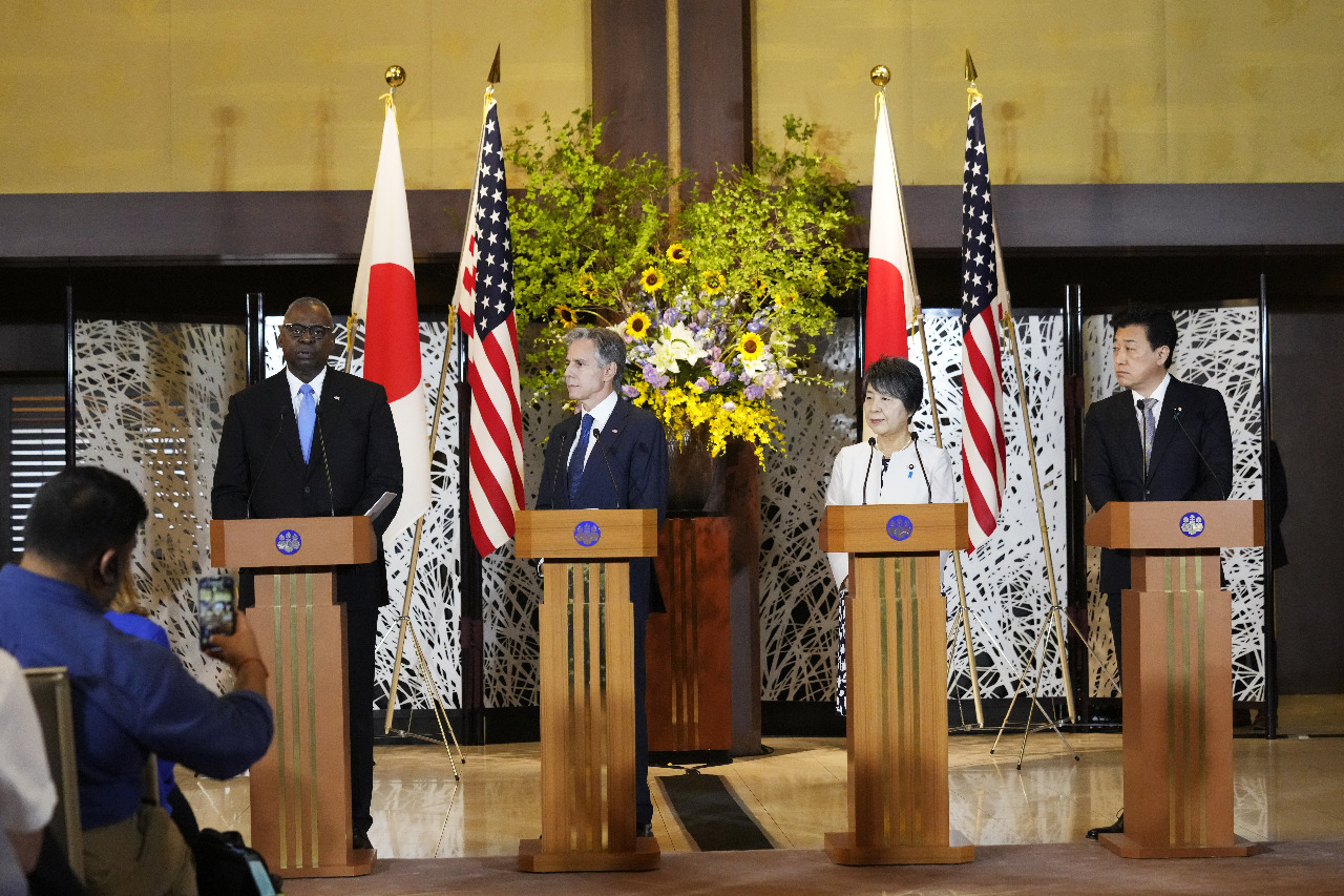 美日2+2會談重申台海和平 &nbsp;外交部：捍衛共同價值