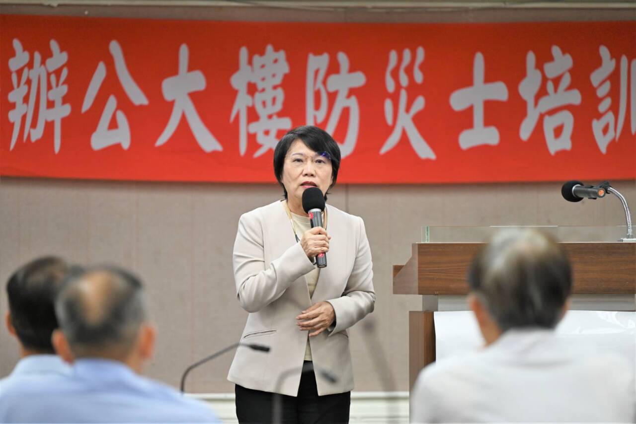 中央聯合辦公大樓防災士開訓 劉世芳：強化防災韌性