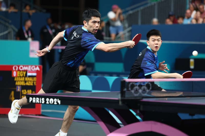 巴黎奧運／莊智淵、林昀儒、高承睿強強聯手 桌球男團挺進8強