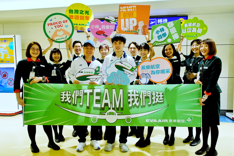 巴黎奧運／桌球代表隊返台 粉絲熱情接機林昀儒陳思羽