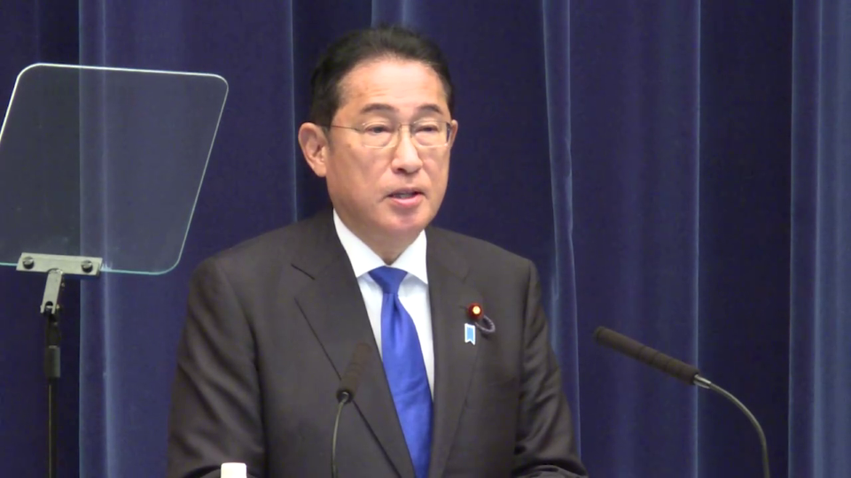 岸田文雄：感謝台灣溫馨聲援 日台間的「絆」將持續深化