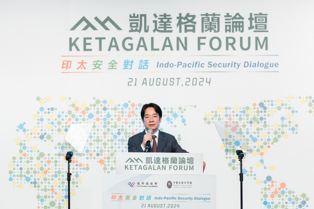 總統：中國威權擴張對象非僅台灣 民主夥伴須團結採取具體行動