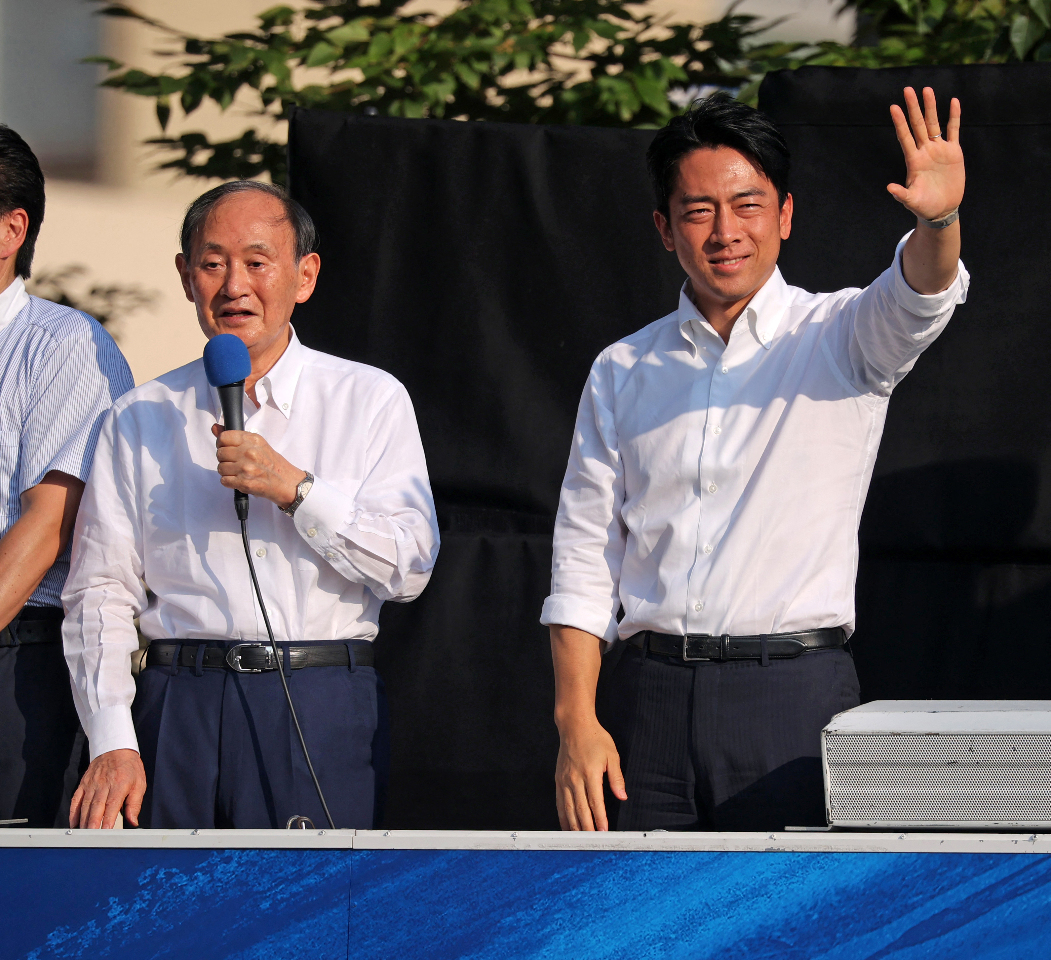 小泉進次郎參選自民黨總裁 前日相菅義偉站台公開力挺