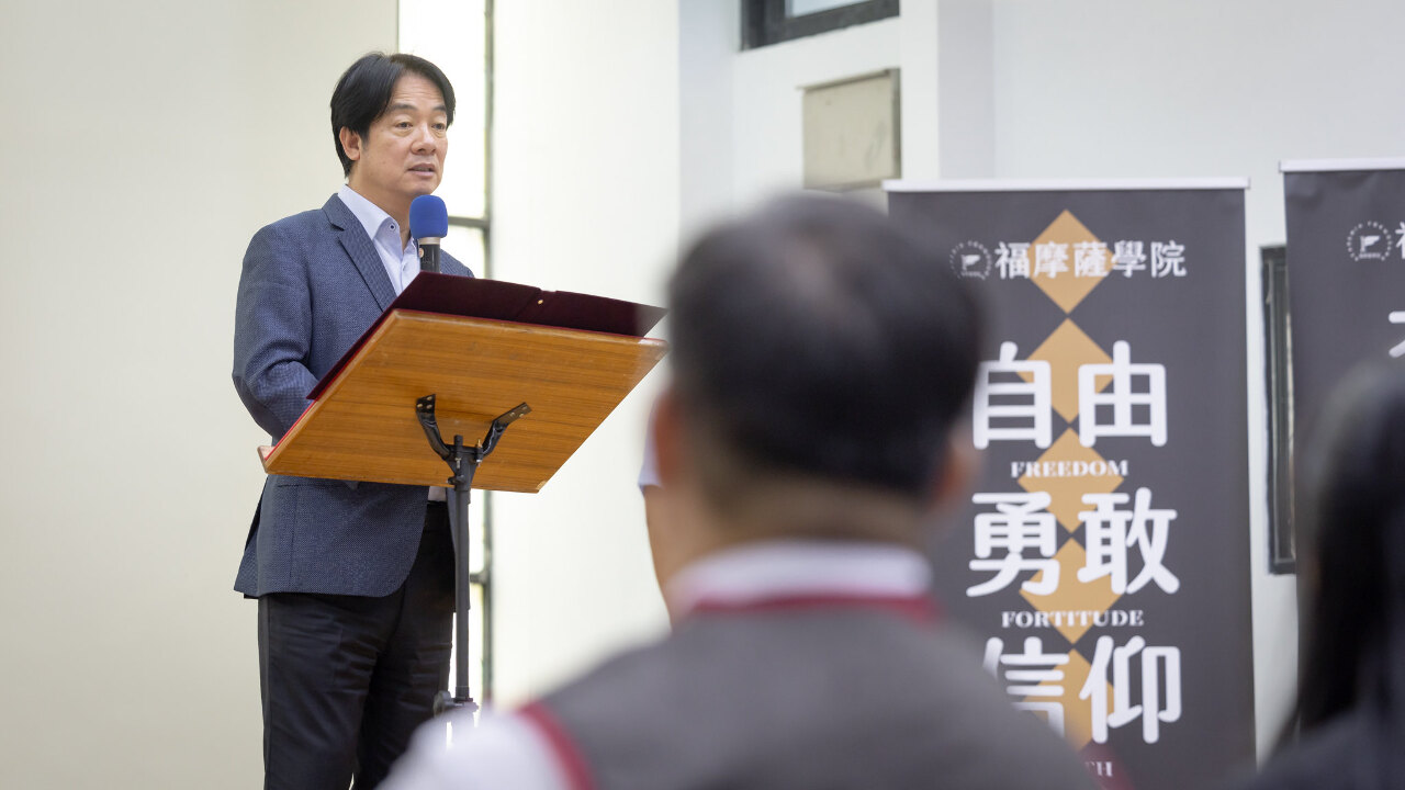 出席民防訓練課程 總統：以備戰達避戰 絕不可能簽和平協議