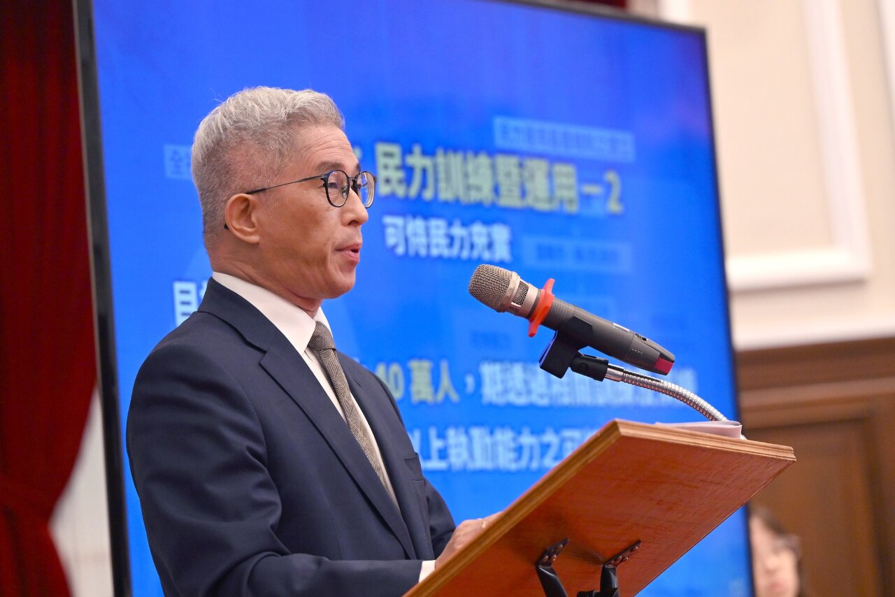 現行40萬「可恃民力」逾半為替代役 將進行治安、防災訓練